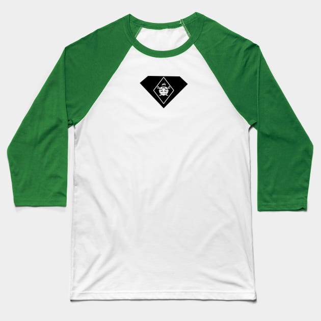 Bam Man Cross Swords II Baseball T-Shirt by salesgod